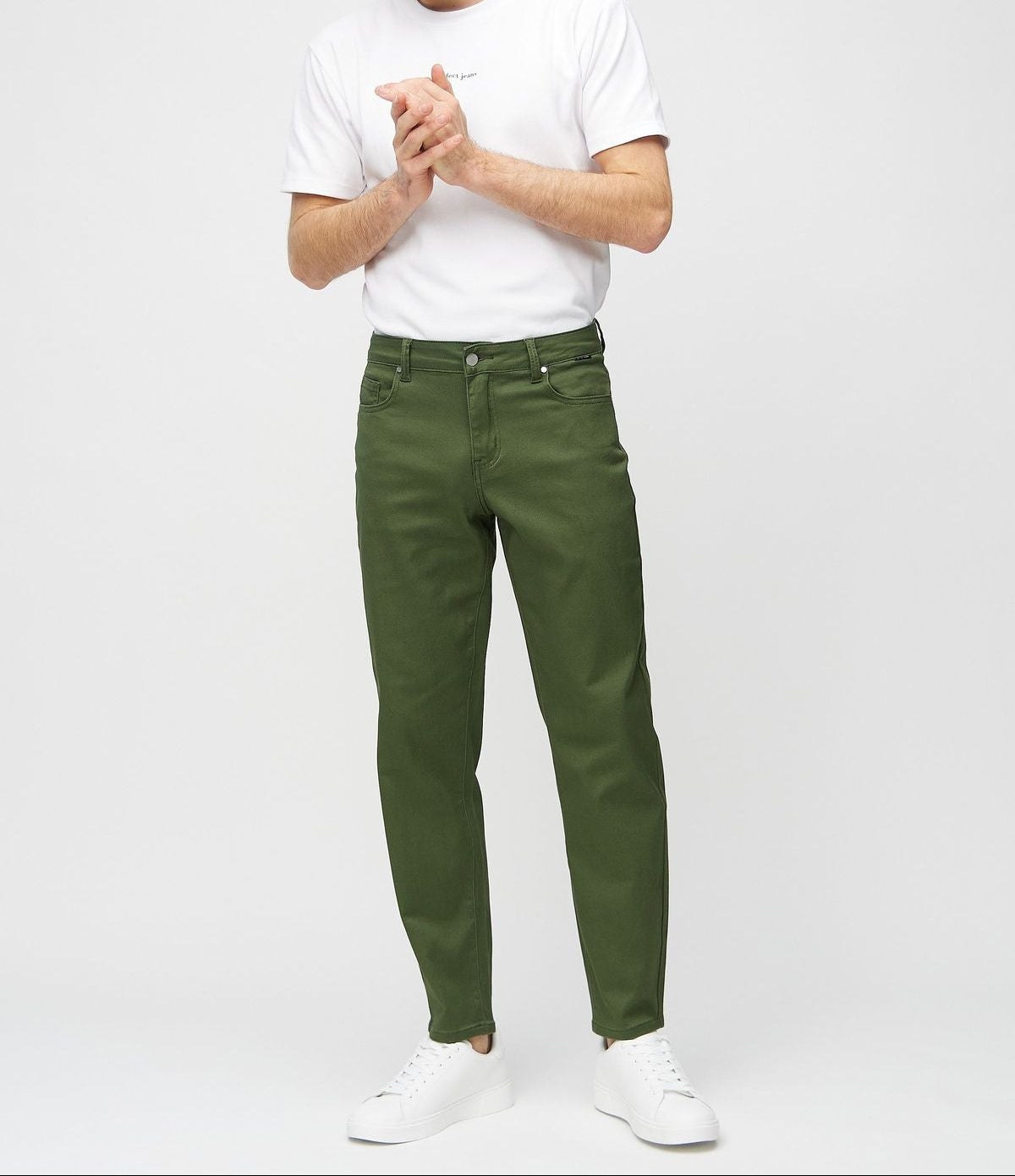 Olive Green Men's Fit Jeans